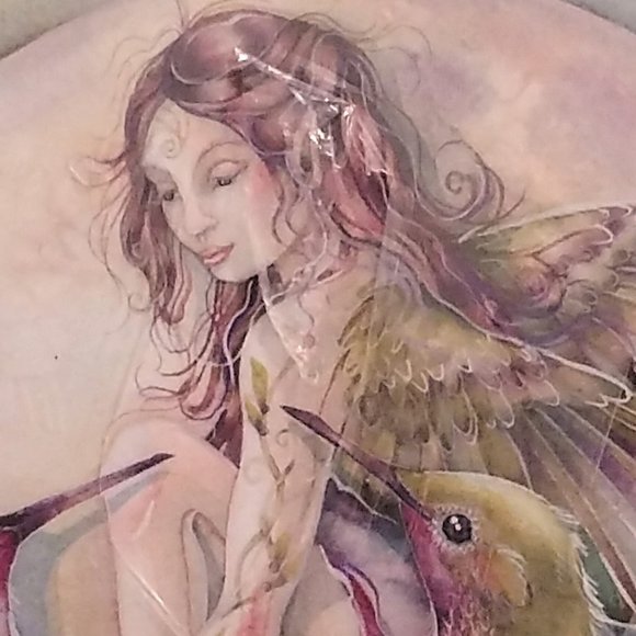 2 NEW Adult Puzzles~Fantasy Lot~New Fangled Angles Merlin~Watercolor Bird/Fairy - Picture 3 of 11